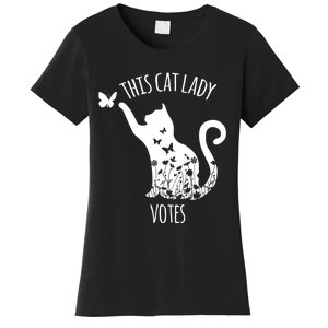 This Cat Lady Votes Ladies Is Voting Kamala Women's T-Shirt