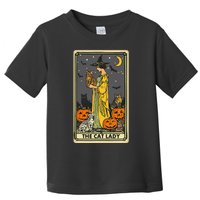 The Cat Lady Tarot Card Vintage Gothic Cat Women Cat Mom Toddler T-Shirt