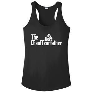 The Chauffeurfather Limousine Personal Driver Chauffeur Ladies PosiCharge Competitor Racerback Tank