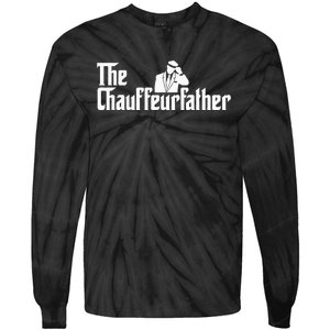 The Chauffeurfather Limousine Personal Driver Chauffeur Tie-Dye Long Sleeve Shirt