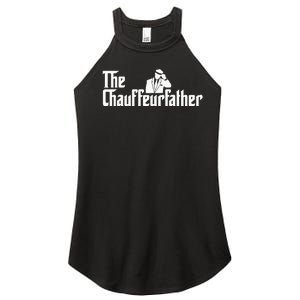 The Chauffeurfather Limousine Personal Driver Chauffeur Women's Perfect Tri Rocker Tank