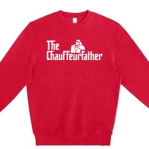 The Chauffeurfather Limousine Personal Driver Chauffeur Premium Crewneck Sweatshirt