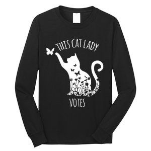 This Cat Lady Votes Ladies Is Voting Kamala Long Sleeve Shirt