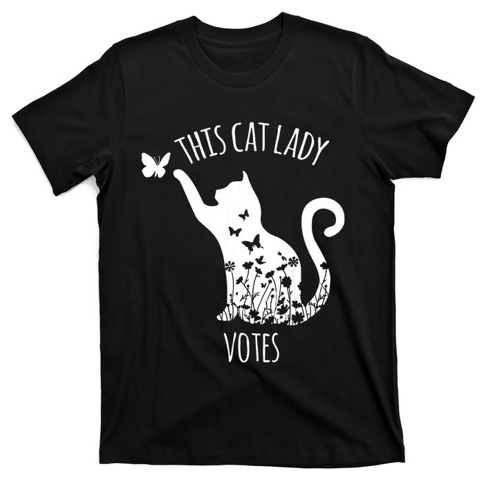 This Cat Lady Votes Ladies Is Voting Kamala T-Shirt