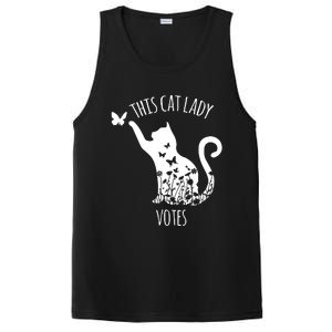 This Cat Lady Votes Ladies Is Voting Kamala PosiCharge Competitor Tank