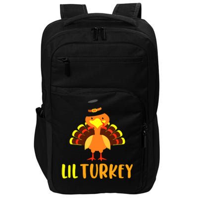 Thanksgiving Cute Lil Turkey Toddler Boys Thanksgiving Impact Tech Backpack