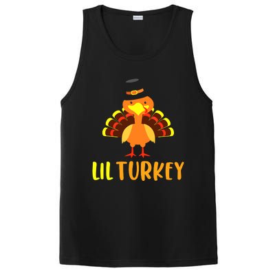 Thanksgiving Cute Lil Turkey Toddler Boys Thanksgiving PosiCharge Competitor Tank