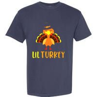 Thanksgiving Cute Lil Turkey Toddler Boys Thanksgiving Garment-Dyed Heavyweight T-Shirt