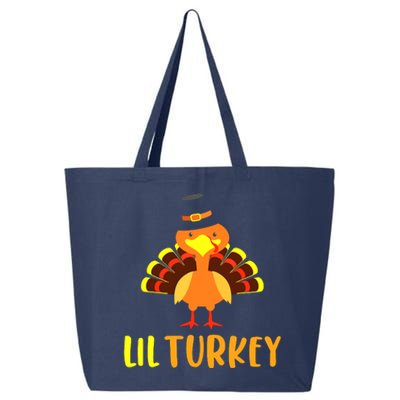 Thanksgiving Cute Lil Turkey Toddler Boys Thanksgiving 25L Jumbo Tote