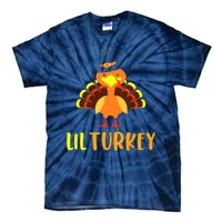 Thanksgiving Cute Lil Turkey Toddler Boys Thanksgiving Tie-Dye T-Shirt