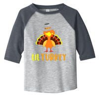 Thanksgiving Cute Lil Turkey Toddler Boys Thanksgiving Toddler Fine Jersey T-Shirt