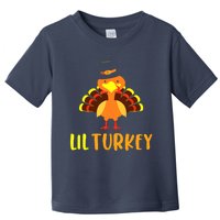 Thanksgiving Cute Lil Turkey Toddler Boys Thanksgiving Toddler T-Shirt