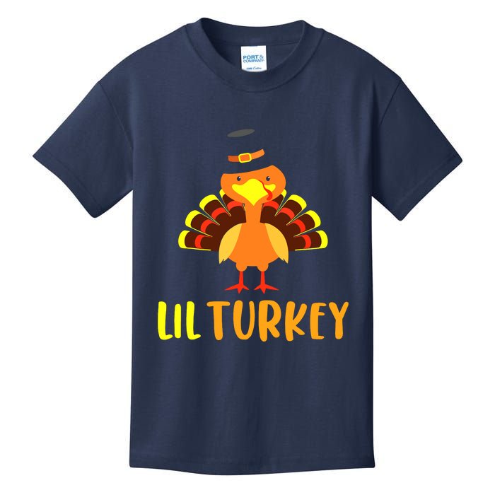 Thanksgiving Cute Lil Turkey Toddler Boys Thanksgiving Kids T-Shirt