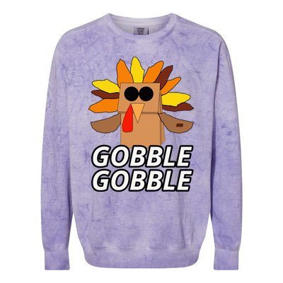 Thanksgiving Cute Lil Turkey  Thanksgiving  Colorblast Crewneck Sweatshirt