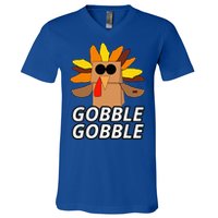 Thanksgiving Cute Lil Turkey  Thanksgiving  V-Neck T-Shirt