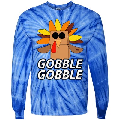 Thanksgiving Cute Lil Turkey  Thanksgiving  Tie-Dye Long Sleeve Shirt