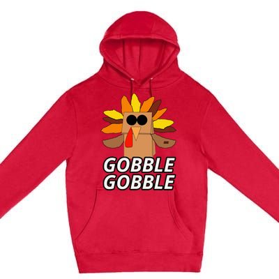 Thanksgiving Cute Lil Turkey  Thanksgiving  Premium Pullover Hoodie