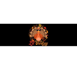 Thanksgiving  Cute Lil Turkey Thanksgiving Bumper Sticker