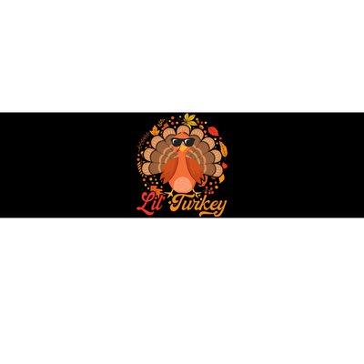 Thanksgiving  Cute Lil Turkey Thanksgiving Bumper Sticker