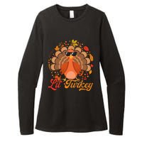 Thanksgiving  Cute Lil Turkey Thanksgiving Womens CVC Long Sleeve Shirt