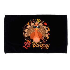 Thanksgiving  Cute Lil Turkey Thanksgiving Microfiber Hand Towel