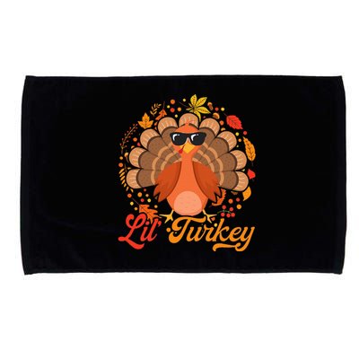 Thanksgiving  Cute Lil Turkey Thanksgiving Microfiber Hand Towel