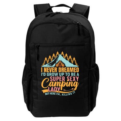 Typography Camping Lover T Backpack