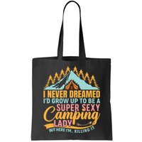 Typography Camping Lover T Bag