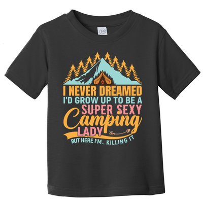 Typography Camping Lover T Toddler T-Shirt