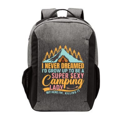 Typography Camping Lover T Vector Backpack