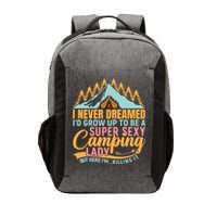 Typography Camping Lover T Vector Backpack