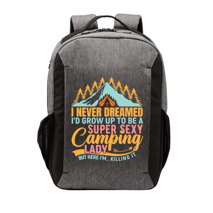 Typography Camping Lover T Vector Backpack