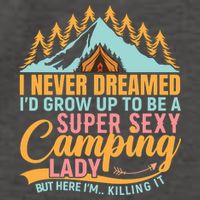 Typography Camping Lover T Vector Backpack
