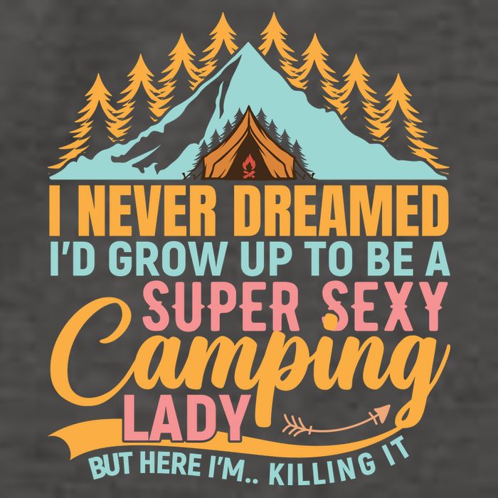 Typography Camping Lover T Vector Backpack