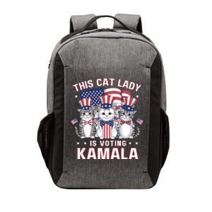 This Cat Lady Voting For Kamala Harris 2024 1st Female President Vector Backpack