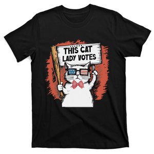 This Cat Lady Votes President Election Vote Cute Cat Gift T-Shirt