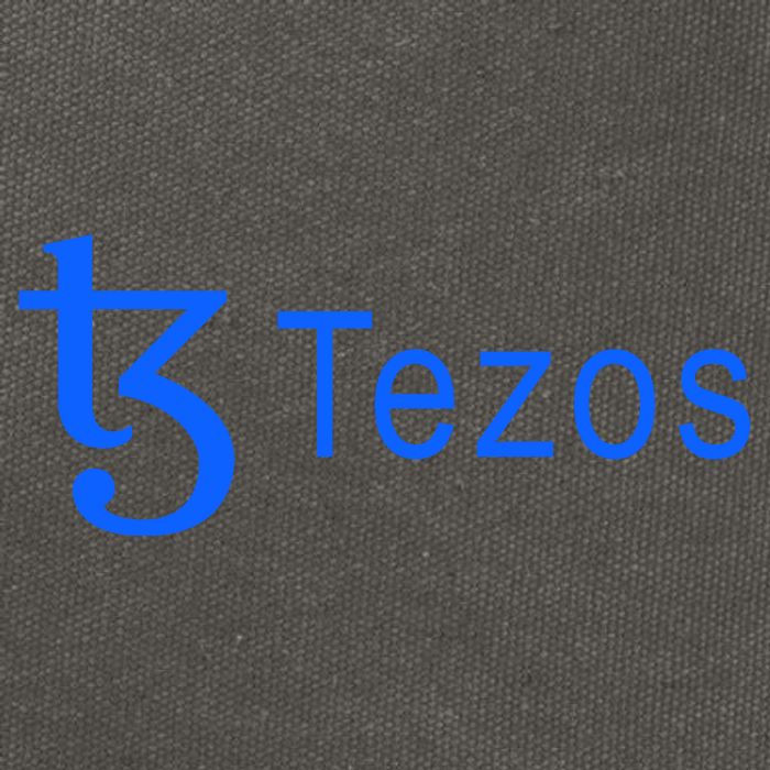 Tezos Cryptocurrency Logo Cotton Canvas Backpack