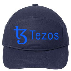 Tezos Cryptocurrency Logo 7-Panel Snapback Hat