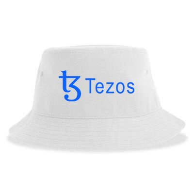 Tezos Cryptocurrency Logo Sustainable Bucket Hat