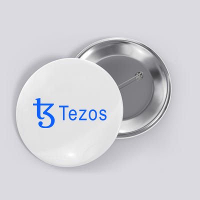 Tezos Cryptocurrency Logo Button