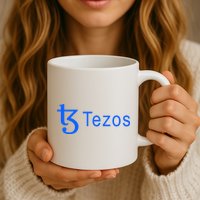 Tezos Cryptocurrency Logo Mug
