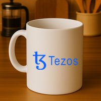 Tezos Cryptocurrency Logo Mug