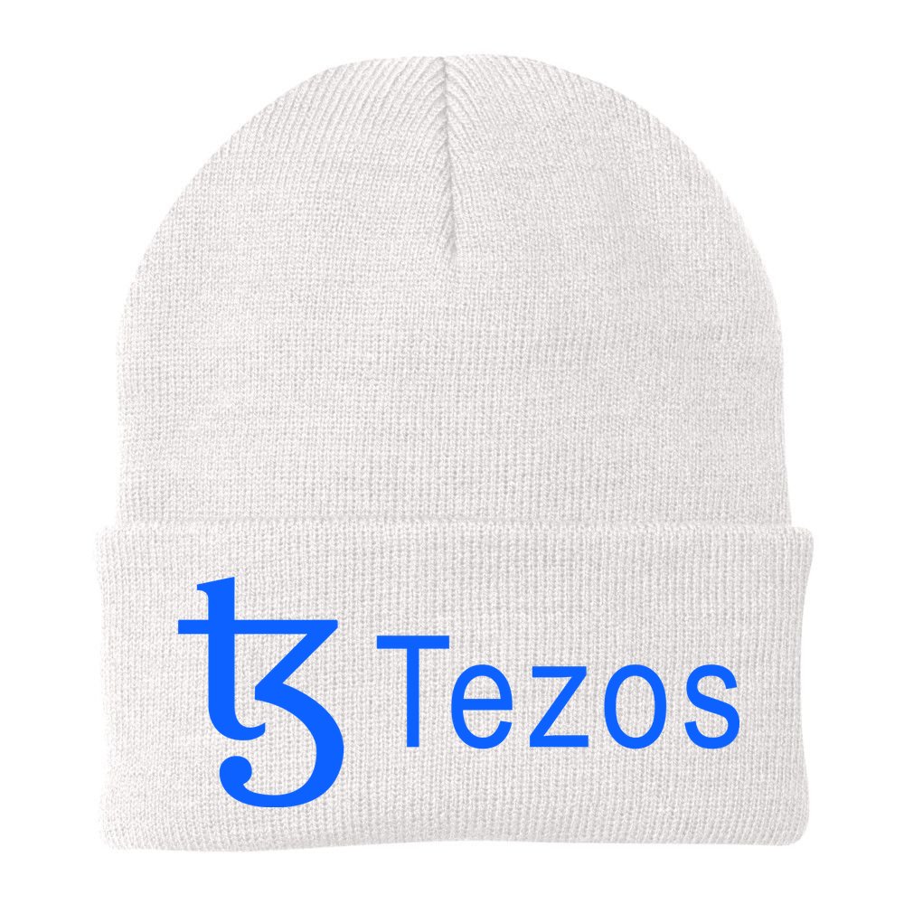 Tezos Cryptocurrency Logo Beanie