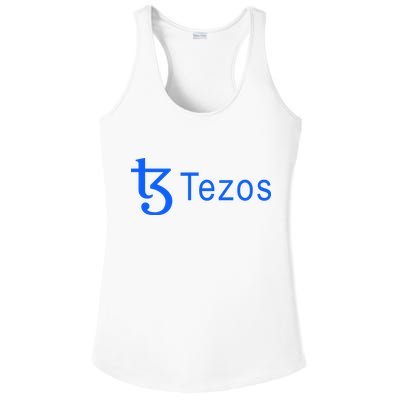 Tezos Cryptocurrency Logo Ladies PosiCharge Competitor Racerback Tank
