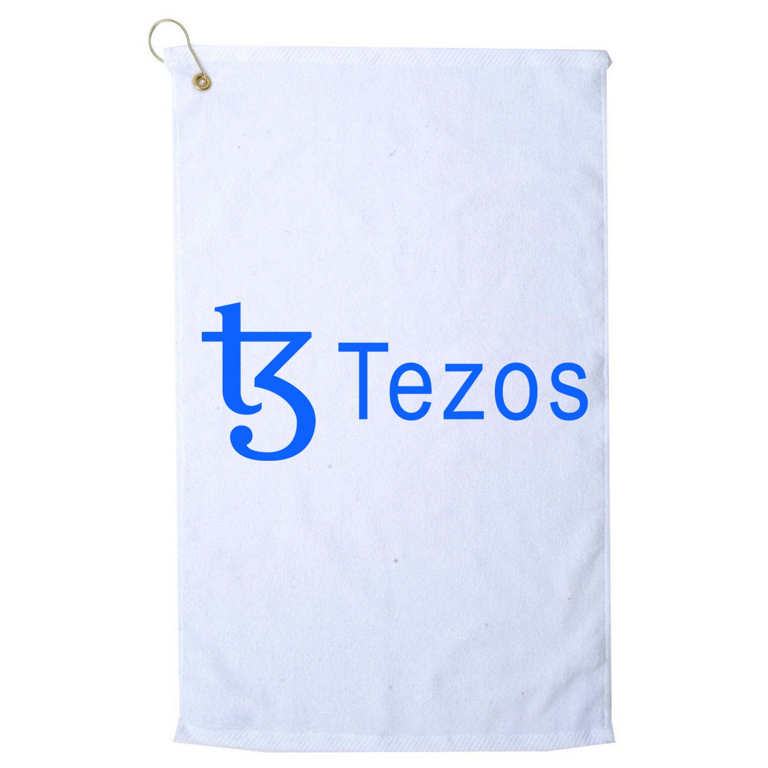 Tezos Cryptocurrency Logo Golf Towel