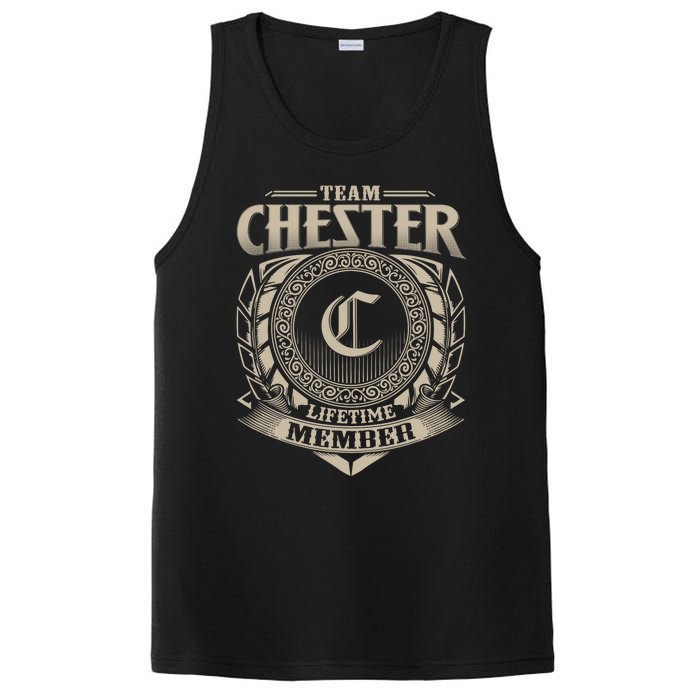 Team CHESTER Lifetime Member CHESTER Name Personalized PosiCharge Competitor Tank