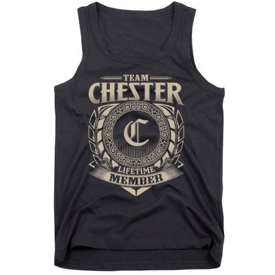 Team CHESTER Lifetime Member CHESTER Name Personalized Tank Top