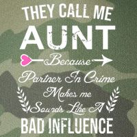 They Call Me Aunt Because Partner In Crime Makes Me Sounds Like A Bad Influence Legacy Tie Dye Trucker Hat