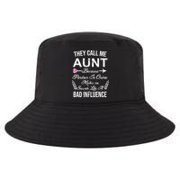 They Call Me Aunt Because Partner In Crime Makes Me Sounds Like A Bad Influence Cool Comfort Performance Bucket Hat