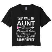 They Call Me Aunt Because Partner In Crime Makes Me Sounds Like A Bad Influence Crop Top